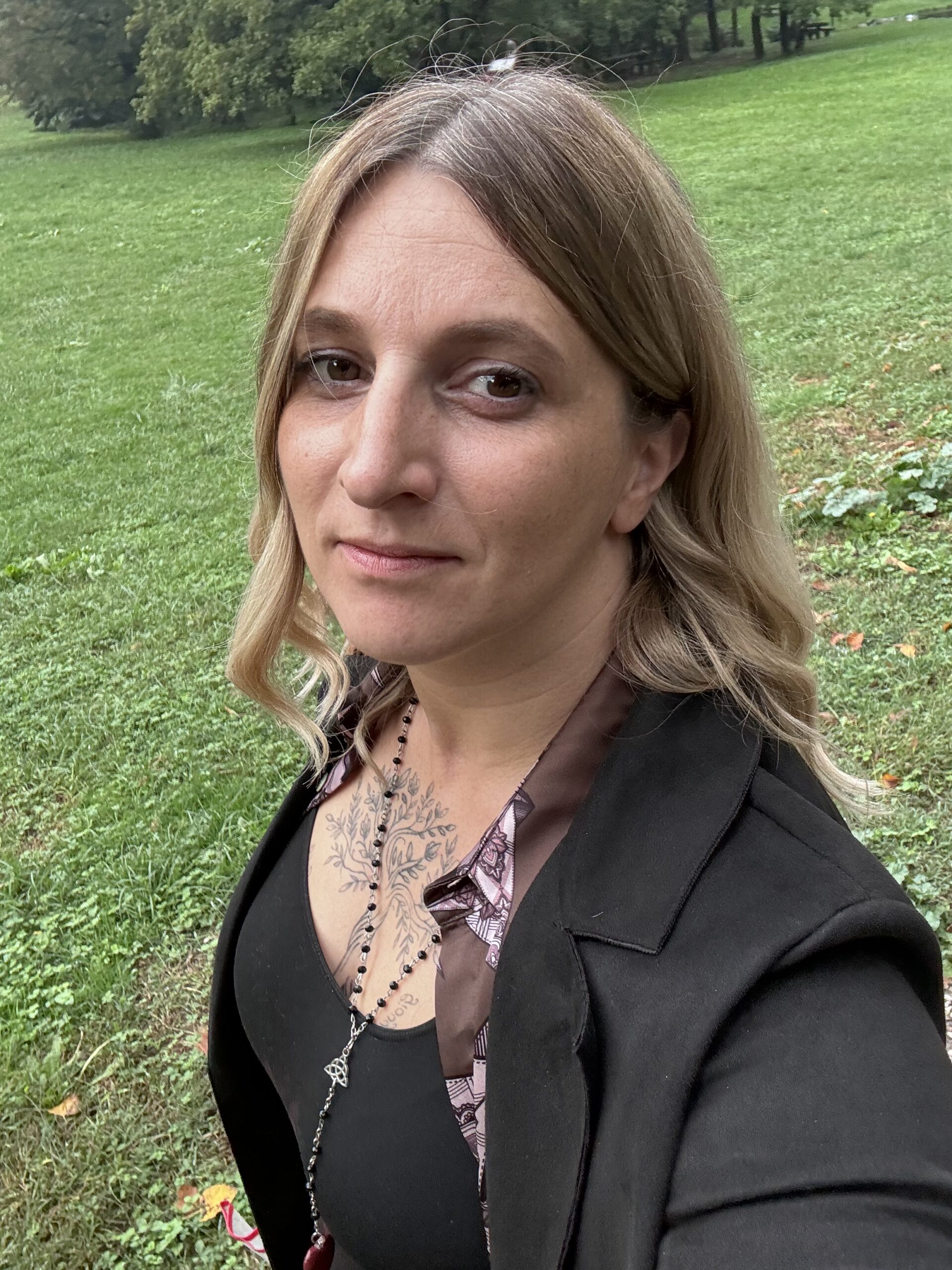 Giovanna Scola, ritratto all’aperto